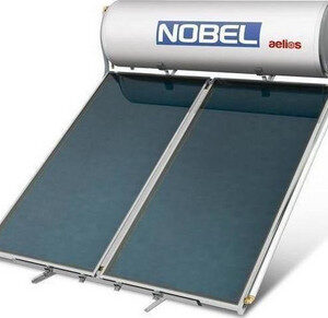 Nobel Aelios ALB Ηλιακός Θερμοσίφωνας 200lt 4m² Glass Διπλής Ενέργειας