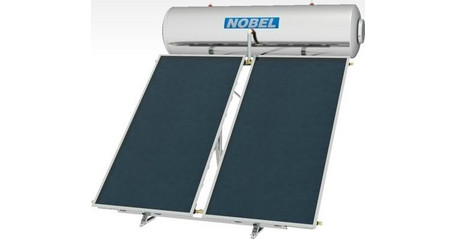 Nobel Apollon Ηλιακός Θερμοσίφωνας 200lt 4m² Glass Τριπλής Ενέργειας