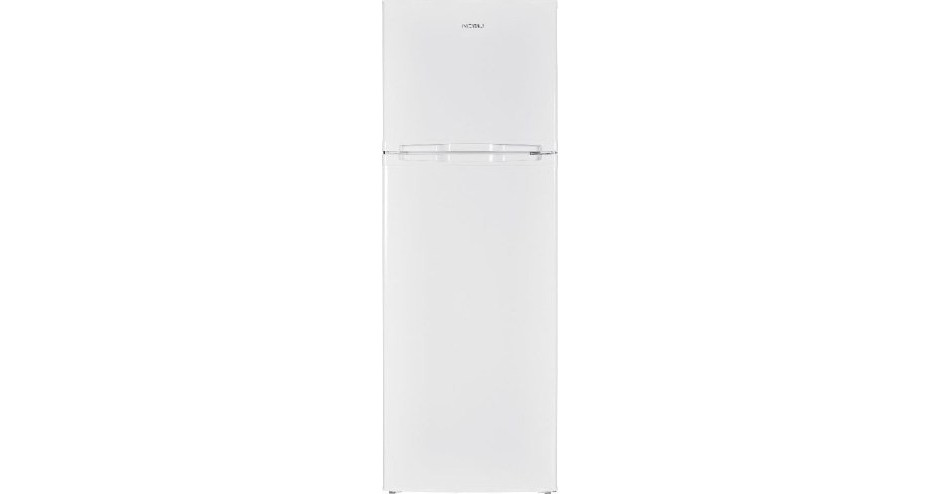 Nobu NB172W Δίπορτο Ψυγείο 229lt Υ172xΠ60.5xΒ60cm Λευκό