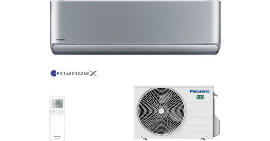 Panasonic Etherea CS-XZ50XKEW/CU-Z50XKE Silver Κλιματιστικό Inverter 18000 BTU A+++/A+++ με Wi-Fi