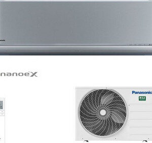 Panasonic Z Etherea CS-XZ25XKEW/CU-Z25XKE Silver Κλιματιστικό Inverter 9000 BTU A+++/A+++ με Wi-Fi