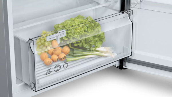 Pitsos PKNT43N1FB Δίπορτο Ψυγείο 328lt Full No Frost Υ175xΠ70xΒ60cm Inox