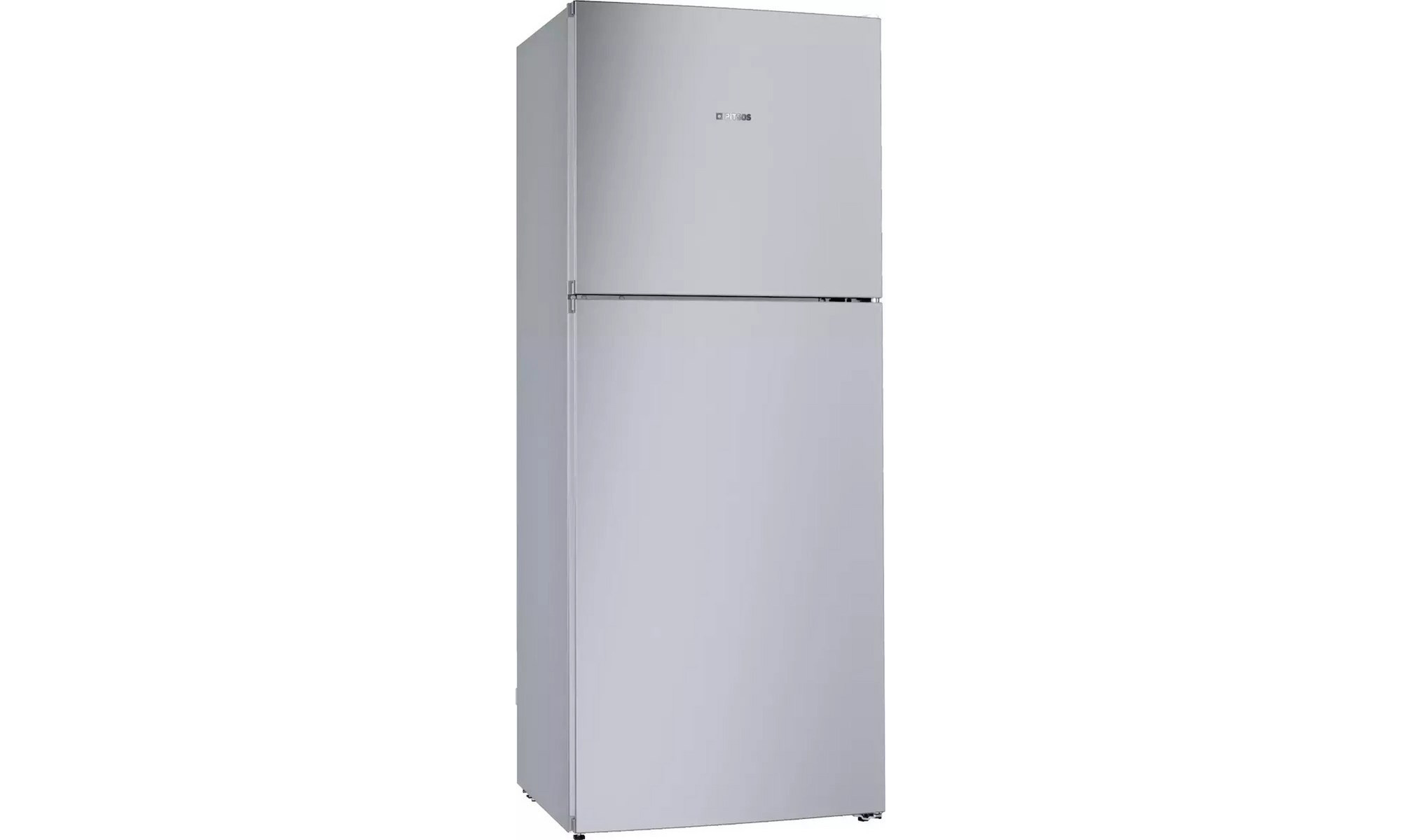 Pitsos PKNT43N1FB Δίπορτο Ψυγείο 328lt Full No Frost Υ175xΠ70xΒ60cm Inox