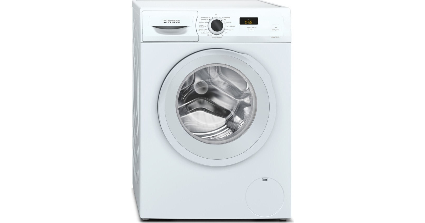 Pitsos WF4J06M8 Πλυντήριο Ρούχων 8kg 1400 Στροφών