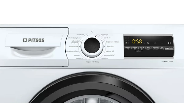 Pitsos WNP1400E8 Πλυντήριο Ρούχων 8kg 1400 Στροφών