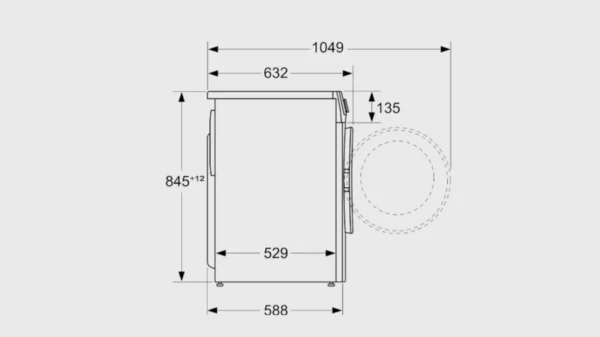 Pitsos WUP1401G9 Πλυντήριο Ρούχων 9kg 1400 Στροφών