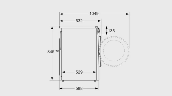 Pitsos WUP1401G9 Πλυντήριο Ρούχων 9kg 1400 Στροφών