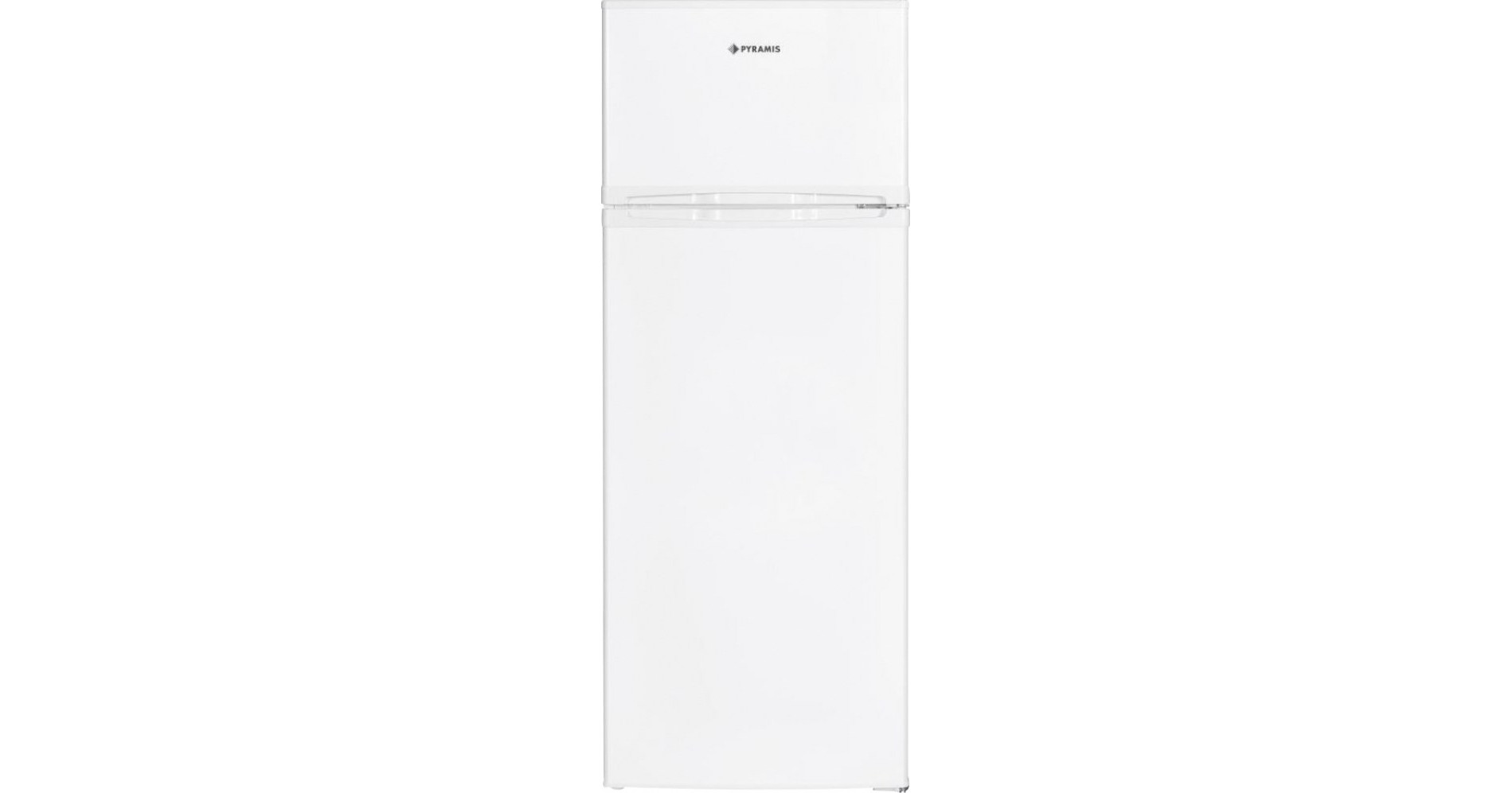 Pyramis FSS 143 Δίπορτο Ψυγείο 206lt Υ143cmxΠ54.5cmxΒ55.5cm Λευκό