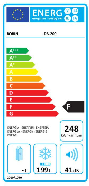 Robin DB-200 Καταψύκτης Μπαούλο 200lt