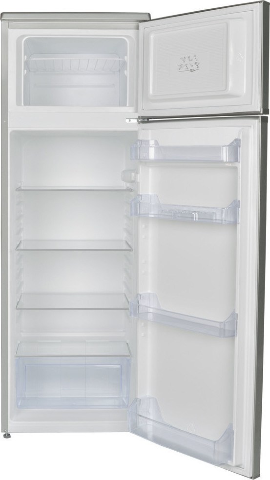 Robin RT-260 Δίπορτο Ψυγείο 238lt Υ144xΠ54xΒ60cm Inox