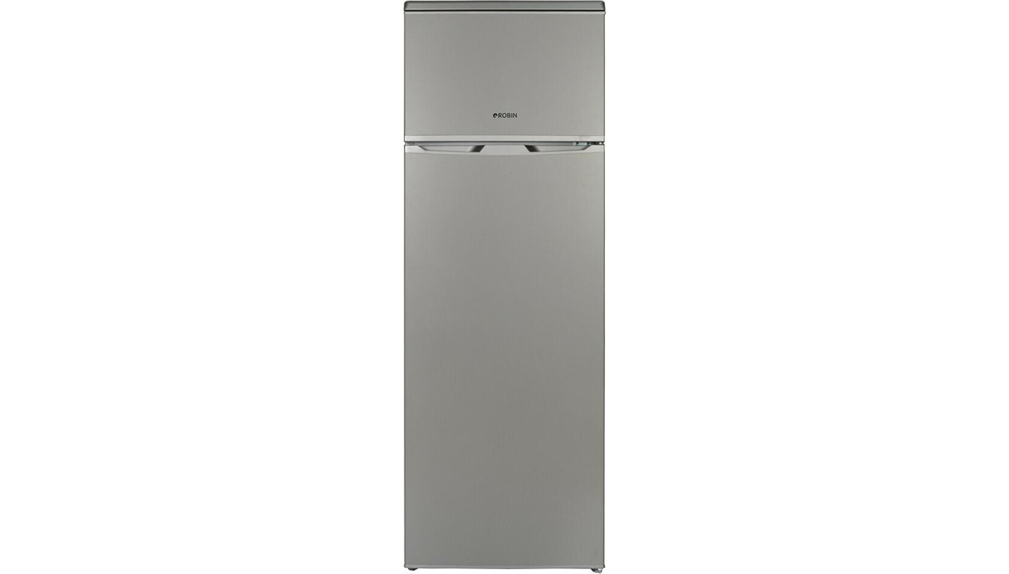 Robin RT-285 Δίπορτο Ψυγείο 243lt Υ161xΠ54xΒ54cm Inox