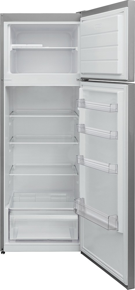 Robin RT-360E Δίπορτο Ψυγείο 206lt Υ172cmxΠ60cmxΒ60.5cm Inox