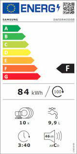 Samsung DW50R4050BB/EO Εντοιχιζόμενο Πλυντήριο Πιάτων 45cm για 10 Σερβίτσια Λευκό