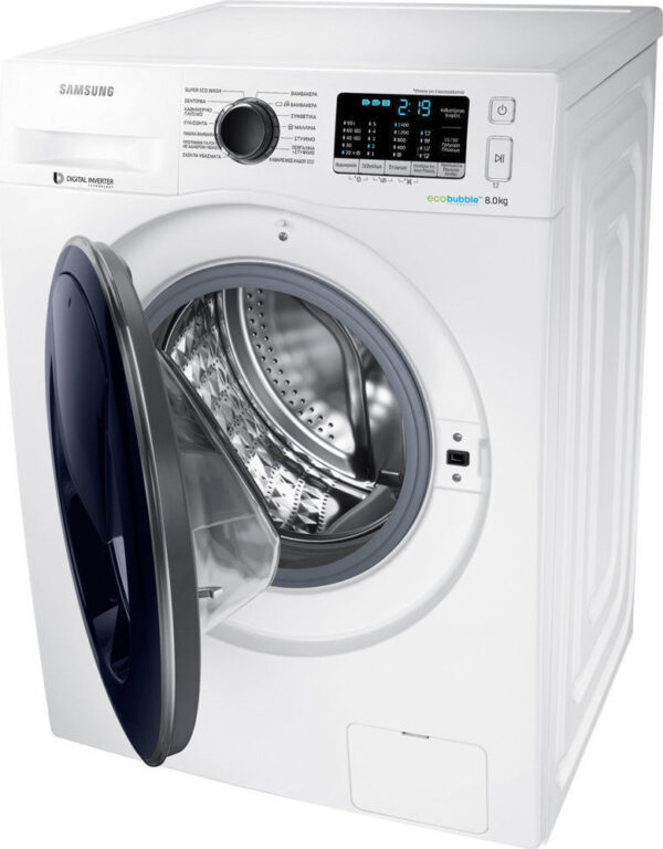 Samsung WW80K5410UW/LV Πλυντήριο Ρούχων 8kg 1400 Στροφών