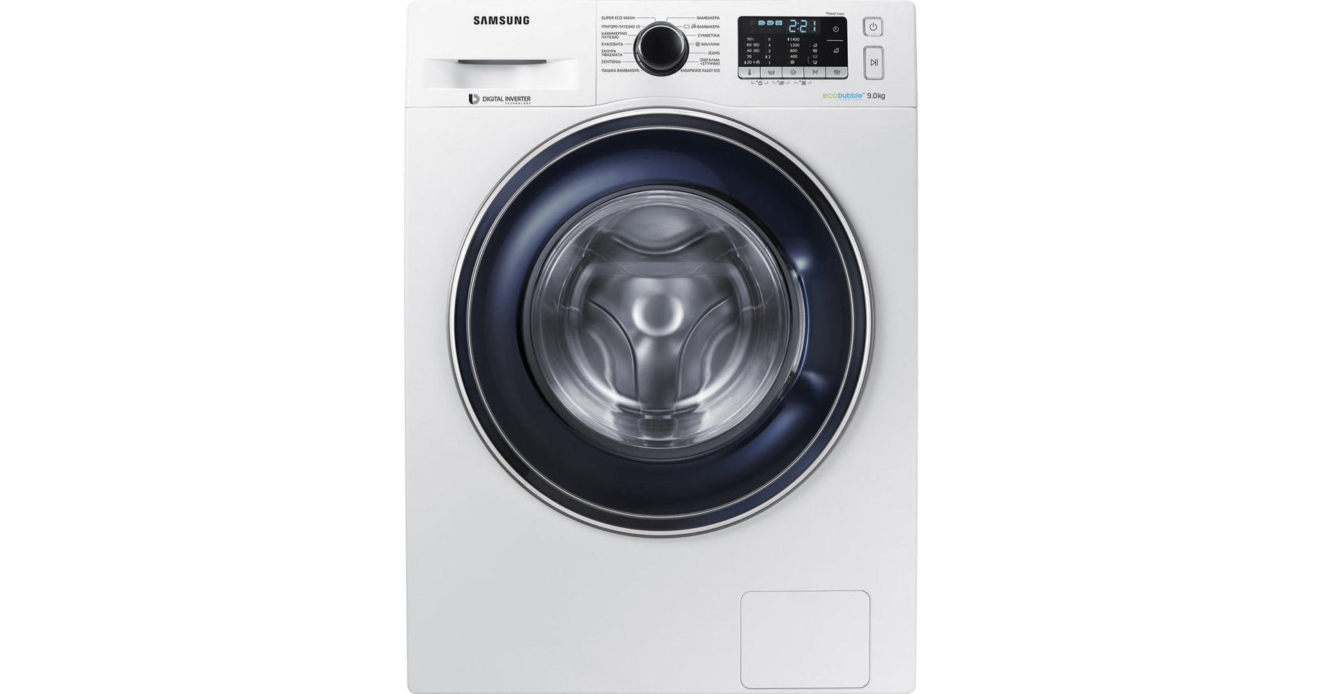 Samsung WW90J5445FW/LV Πλυντήριο Ρούχων 9kg 1400 Στροφών