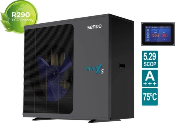 Sendo Hero XS SHP-08HXSP1 Αντλία Θερμότητας 8kW Μονοφασική Monoblock