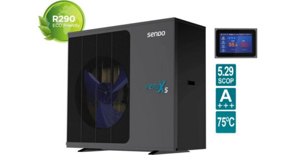 Sendo Hero XS SHP-12HXSP1 Αντλία Θερμότητας 12kW Μονοφασική