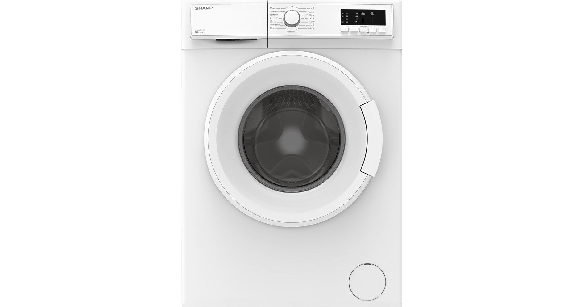 Sharp ES-HFA6103WD Πλυντήριο Ρούχων 6kg 1000 Στροφών