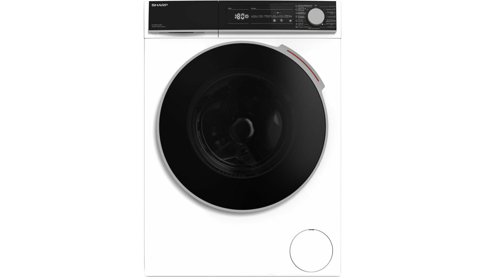 Sharp ES-NDH0144WC-GR Πλυντήριο Στεγνωτήριο Ρούχων 10kg / 6kg 1400 Στροφές