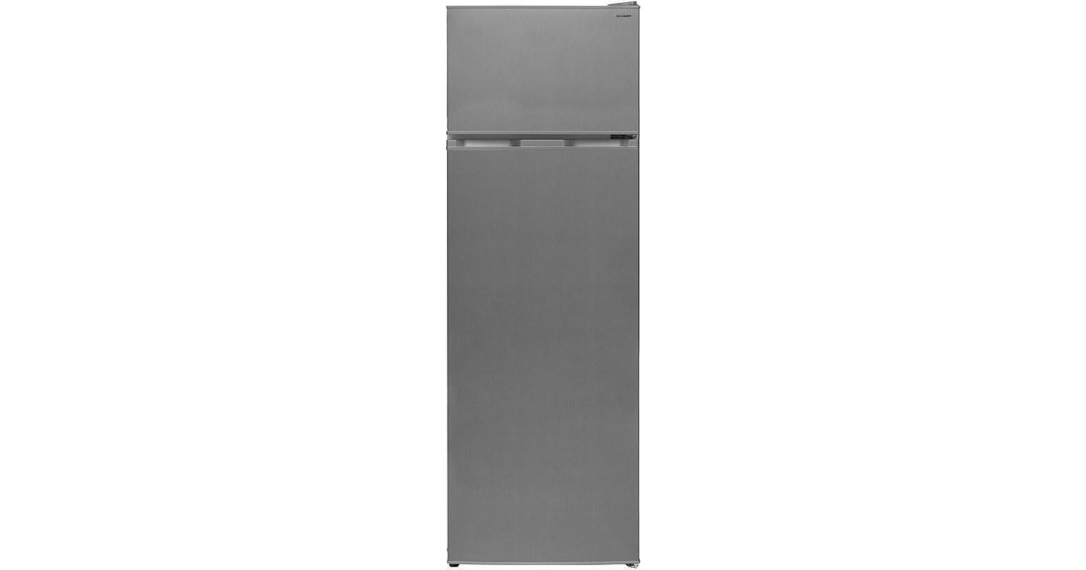 Sharp SJ-FTB03ITXLE Δίπορτο Ψυγείο 243lt Υ160xΠ54xΒ56cm Inox