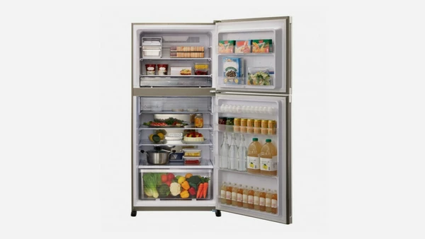 Sharp SJ-XG640MSL Δίπορτο Ψυγείο 374lt No Frost Υ177xΠ82xΒ74cm Inox