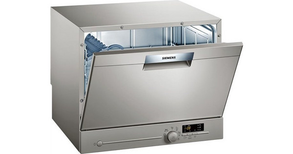 Siemens SK26E822EU Πλυντήριο Πιάτων Πάγκου 55.1cm για 6 Σερβίτσια Inox