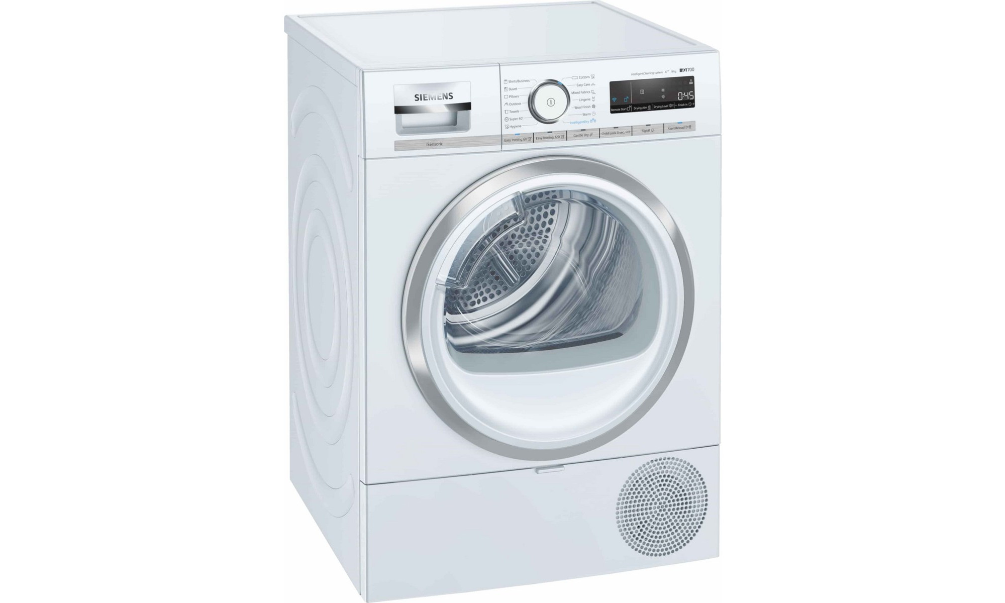 Siemens WT47XMH1EU Στεγνωτήριο Ρούχων 9kg A++ με Αντλία Θερμότητας