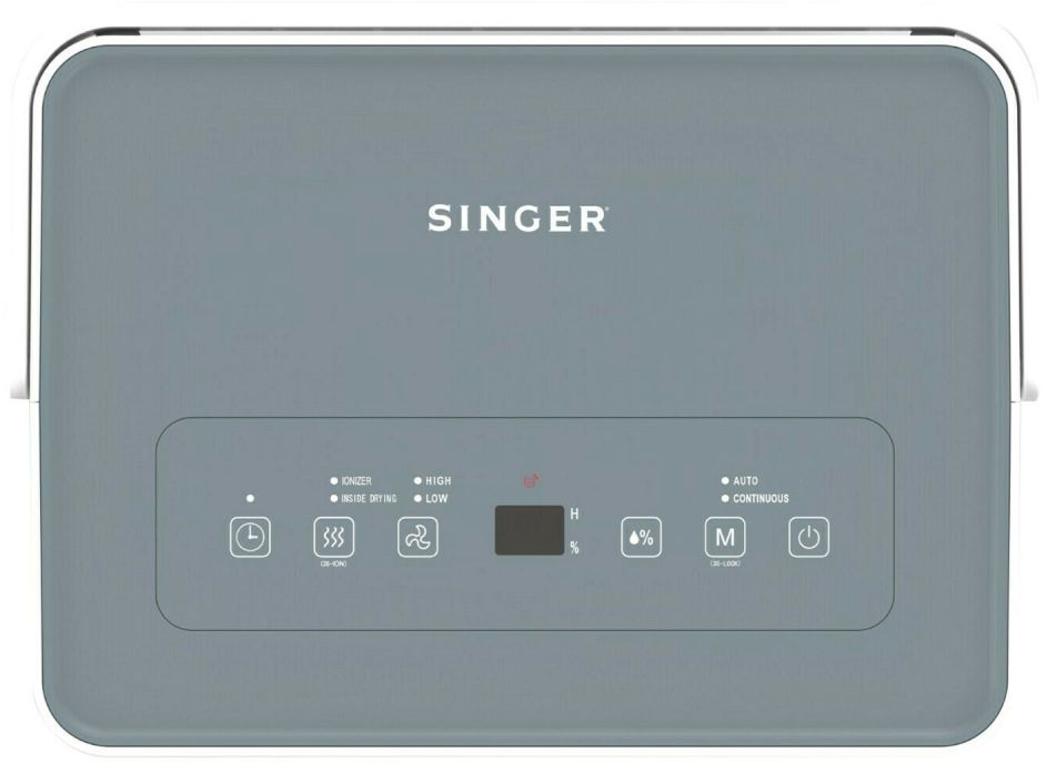 Singer SDHM-16L Αφυγραντήρας Με Συμπιεστή με Ιονιστή 16lt