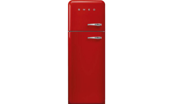 Smeg FAB30LRD5 Retro Δίπορτο Ψυγείο 294lt Υ172xΠ60xΒ72.8cm Κόκκινο