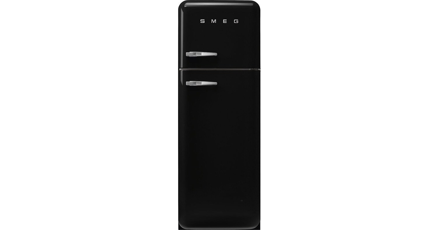 Smeg FAB30RBL5 Retro Δίπορτο Ψυγείο 294lt Υ172xΠ60xΒ72.8cm Μαύρο