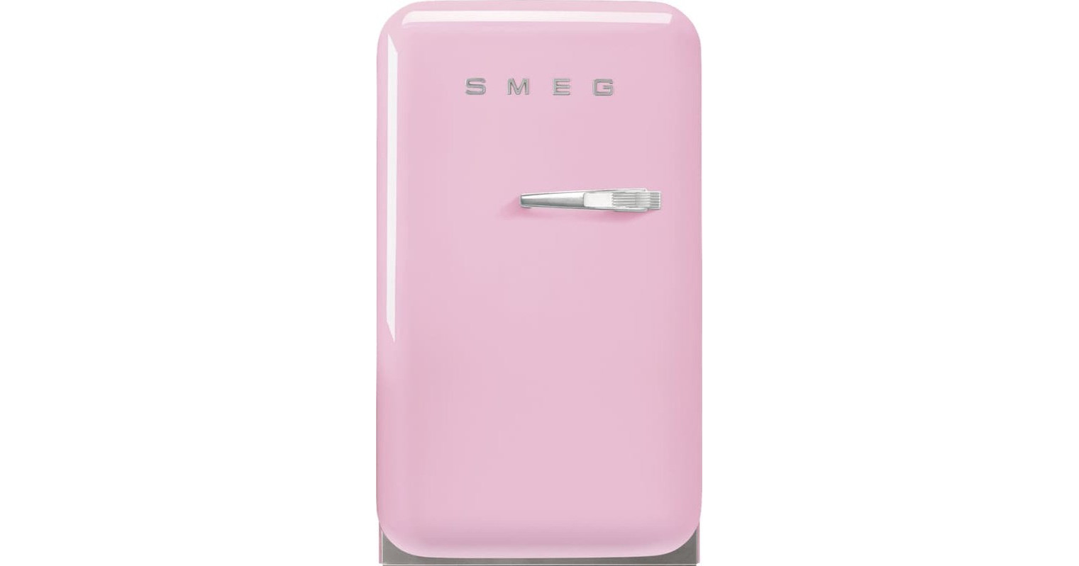 Smeg FAB5LPK5 Retro Ψυγείο Mini Bar 34lt Υ72.5xΠ40.4xΒ50cm Ροζ