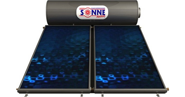Sonne Atlas 160lt 3.2m² Χάλκινος Διπλής Ενέργειας