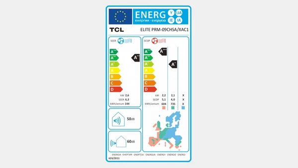 TCL Elite TAC-09CHSA/XA51 Κλιματιστικό Inverter 9000 BTU A++/A+++ με Ιονιστή και Wi-Fi