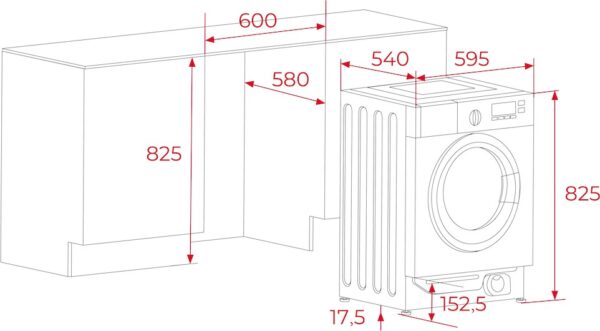 Teka Teka LI6 1480 Πλυντήριο Ρούχων 8kg 1400 Στροφών