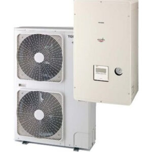 Toshiba Estia HWS-P805HR-E/HWS-P805XWHM3-E Αντλία Θερμότητας 8kW Μονοφασική 60°C Split