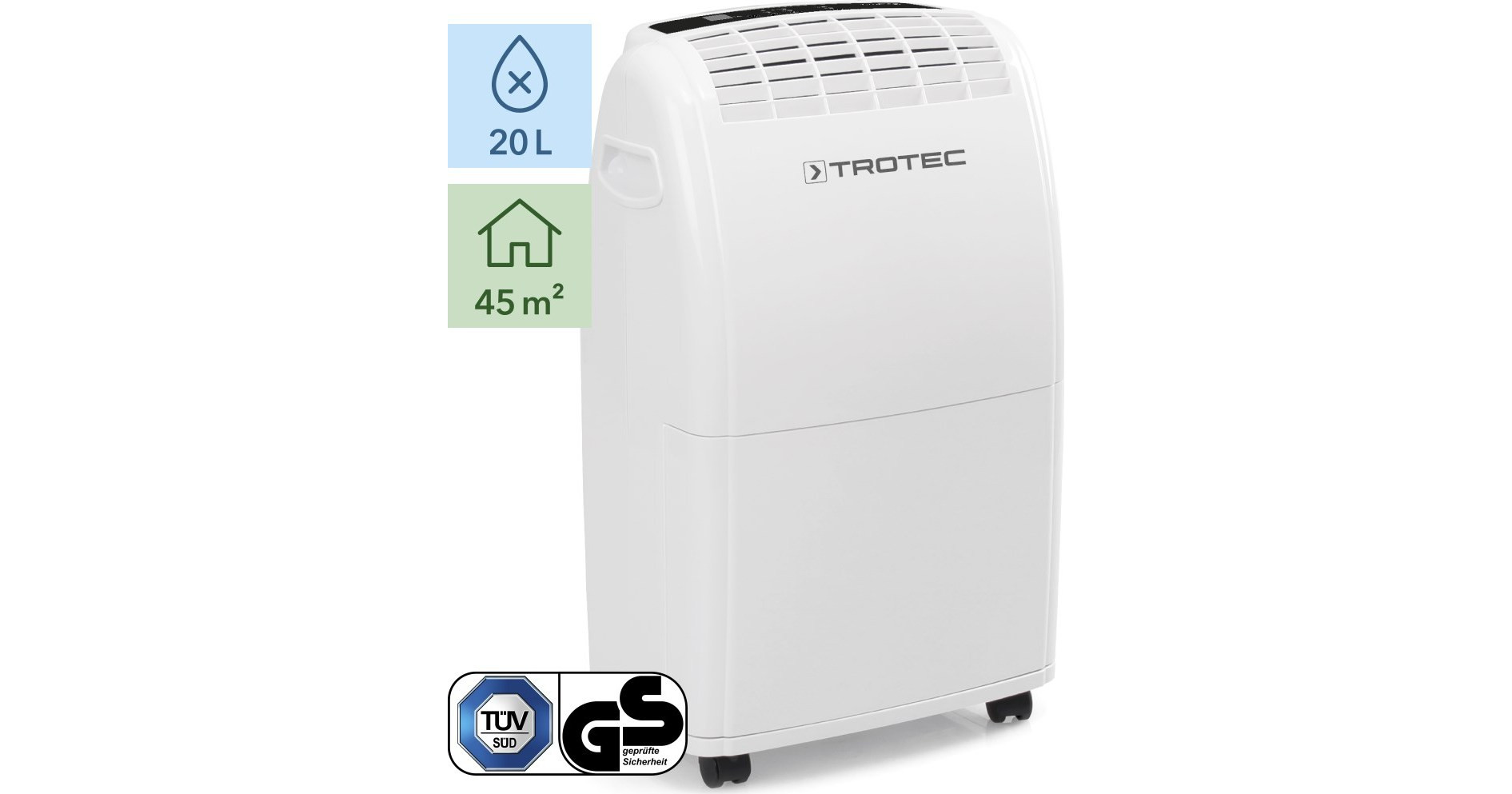 Trotec TTK75E Αφυγραντήρας με Ιονιστή 20lt