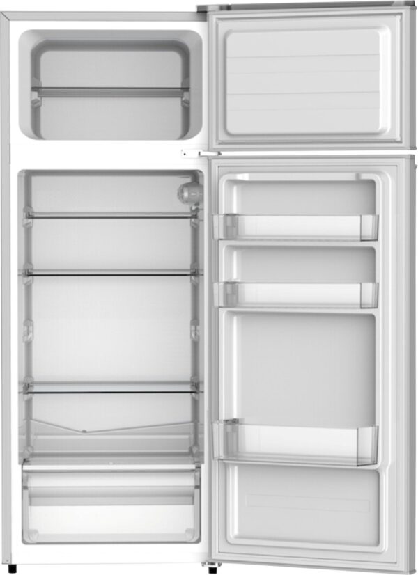 United UDS1431F Δίπορτο Ψυγείο 210lt Υ143cmxΠ55cmxΒ55cm Inox