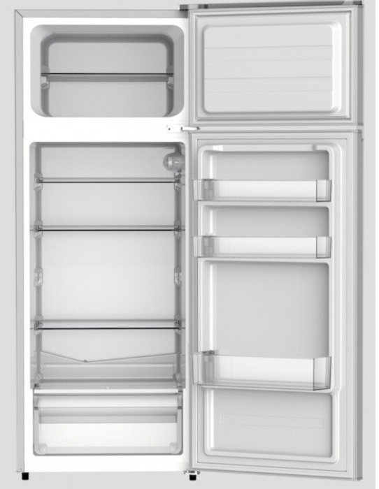 United UDW-1430F Δίπορτο Ψυγείο 210lt Υ143xΠ55xΒ55cm Λευκό