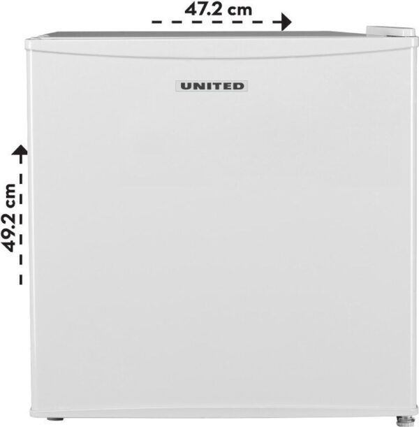 United UND-4526 Ψυγείο Mini Bar 43lt Υ49.2cmxΠ47.2cmxΒ45cm Λευκό