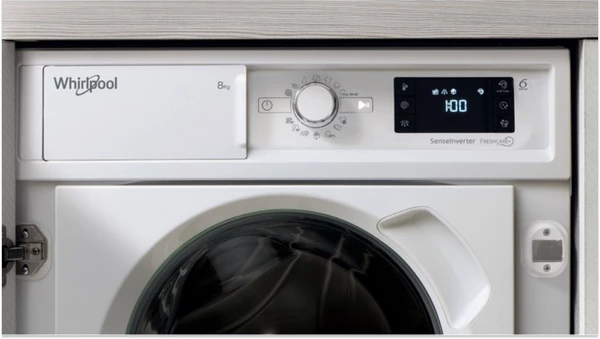 Whirlpool BI WMWG 81484E EU Πλυντήριο Ρούχων 8kg 1400 Στροφών