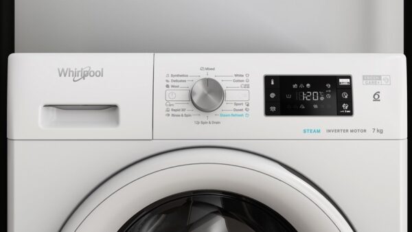 Whirlpool FFB 7259 WV EE White Πλυντήριο Ρούχων 7kg 1200 Στροφών