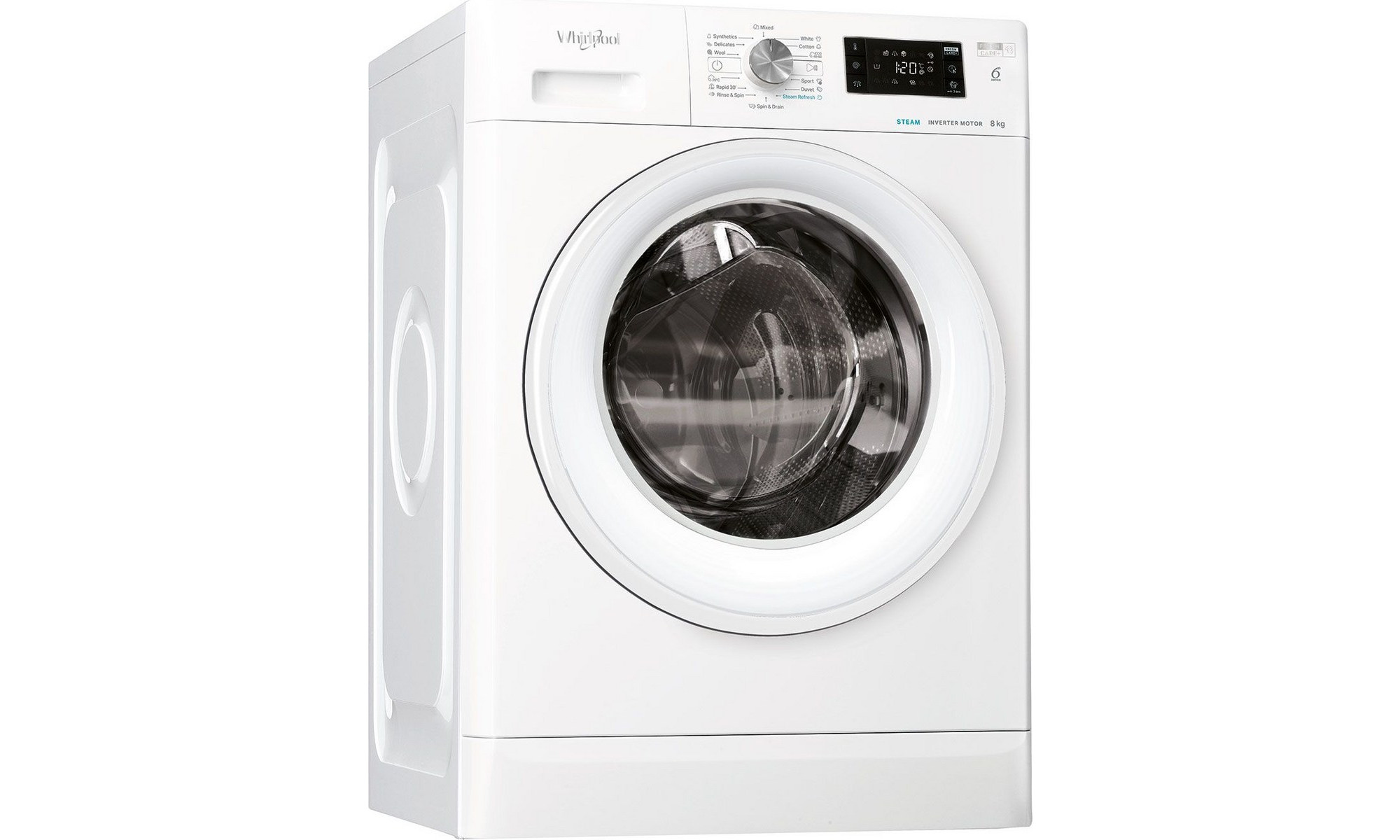 Whirlpool FFB 8258 WV EE Πλυντήριο Ρούχων 8kg 1200 Στροφών