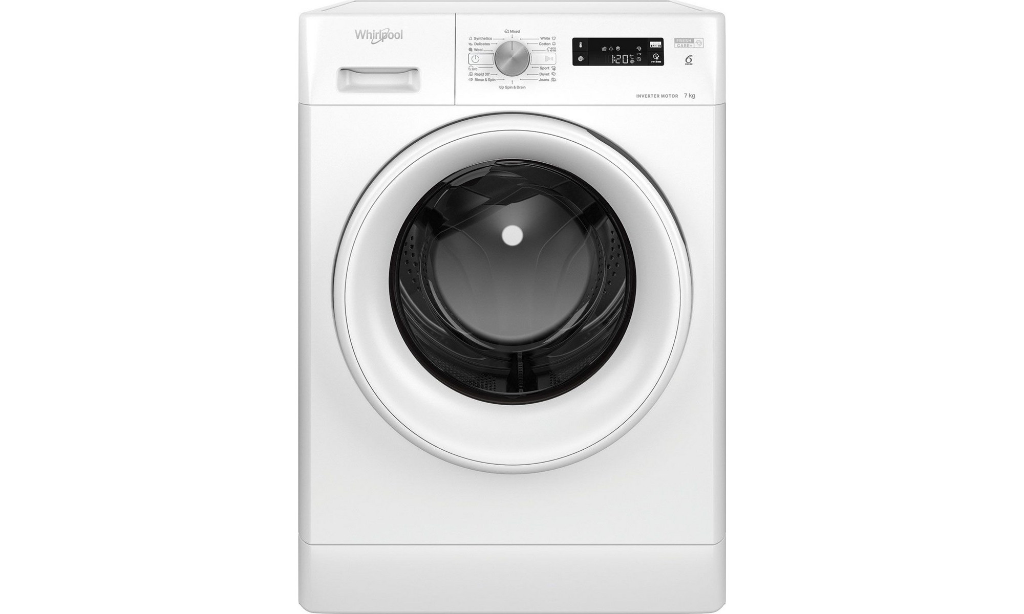 Whirlpool FFS 7458 W EE Πλυντήριο Ρούχων 7kg 1351 Στροφών