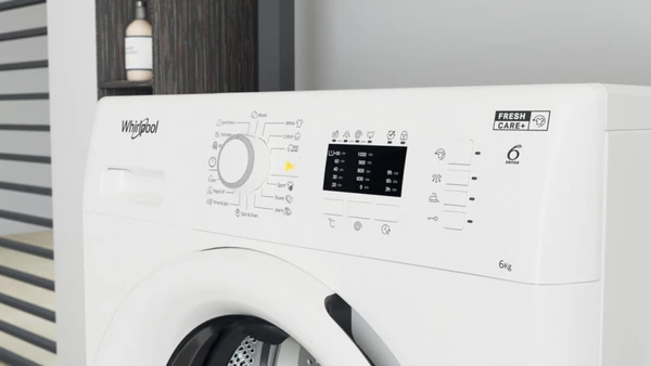 Whirlpool FWSL 61051 W EE N Πλυντήριο Ρούχων 6kg 1000 Στροφών