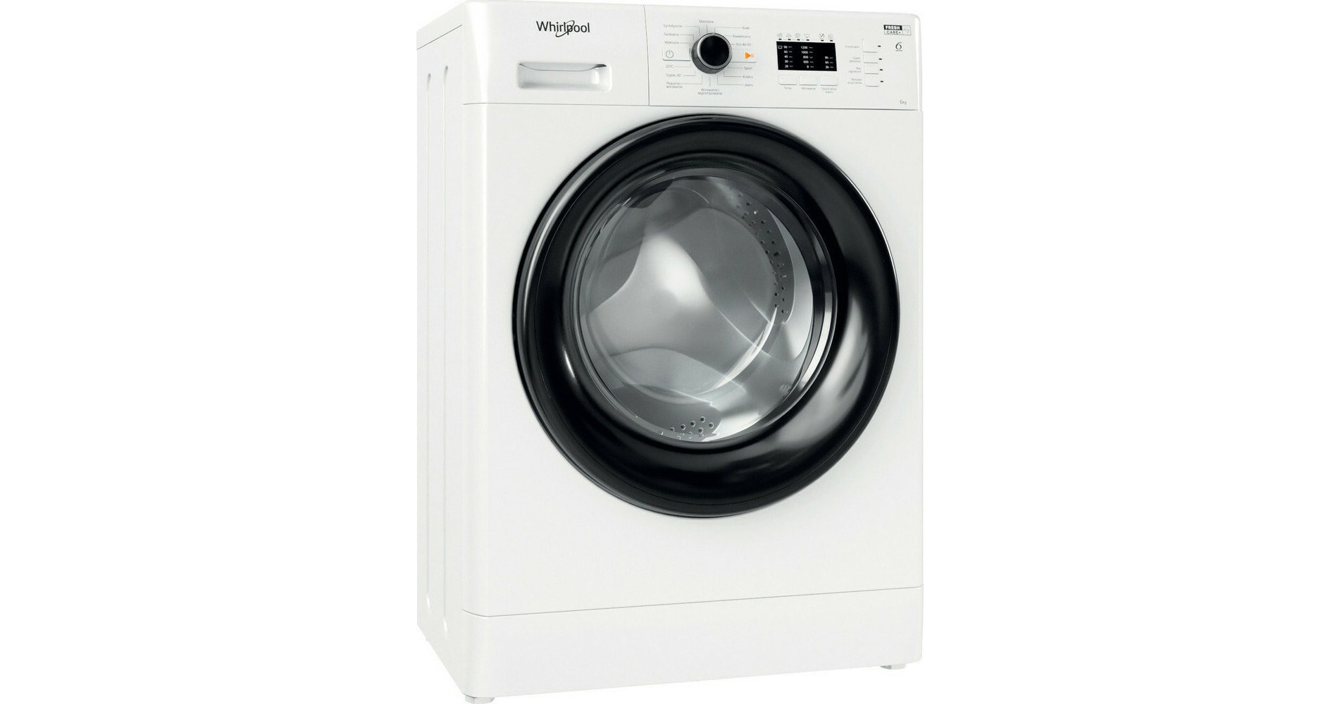 Whirlpool FWSL61251B Πλυντήριο Ρούχων 6kg 1200 Στροφών