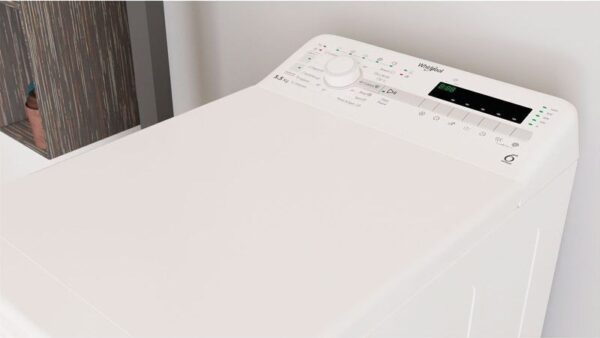 Whirlpool TDLR 55130S EU Πλυντήριο Ρούχων Άνω Φόρτωσης 5.5kg 1000 Στροφών