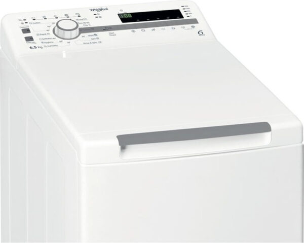 Whirlpool TDLR 65230SS EU/N Πλυντήριο Ρούχων Άνω Φόρτωσης 6.5kg 1200 Στροφών