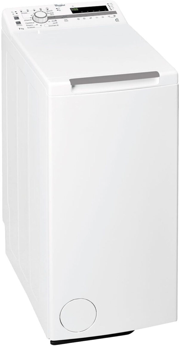 Whirlpool TDLR 7220SS EU/N Πλυντήριο Ρούχων Άνω Φόρτωσης 7kg 1200 Στροφών