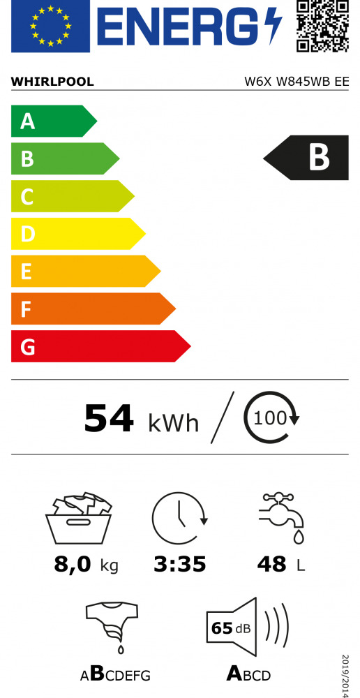 Whirlpool W6X W845WB EE