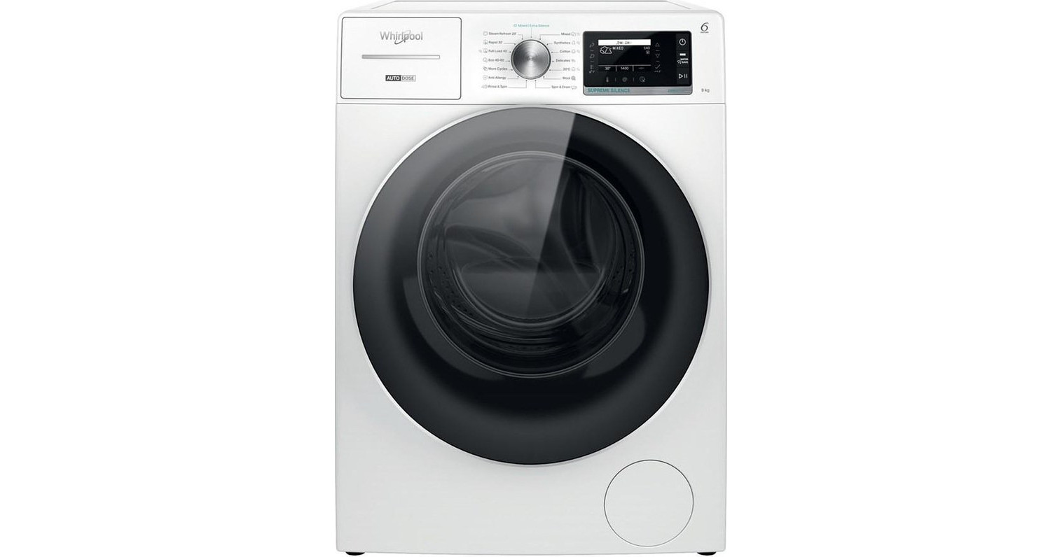 Whirlpool W899ADSILENCEEE Πλυντήριο Ρούχων 9kg 1400 Στροφών